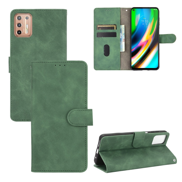 Solid Color Skin Feel Magnetic Buckle Horizontal Flip Calf Texture PU Leather Case with Holder & Card Slots & Wallet, For LG K22, For OPPO  F17 Pro / A93 / Reno4 Lite, For Fujitsu F-42A / F-01L, For Motorola Moto G9 Plus