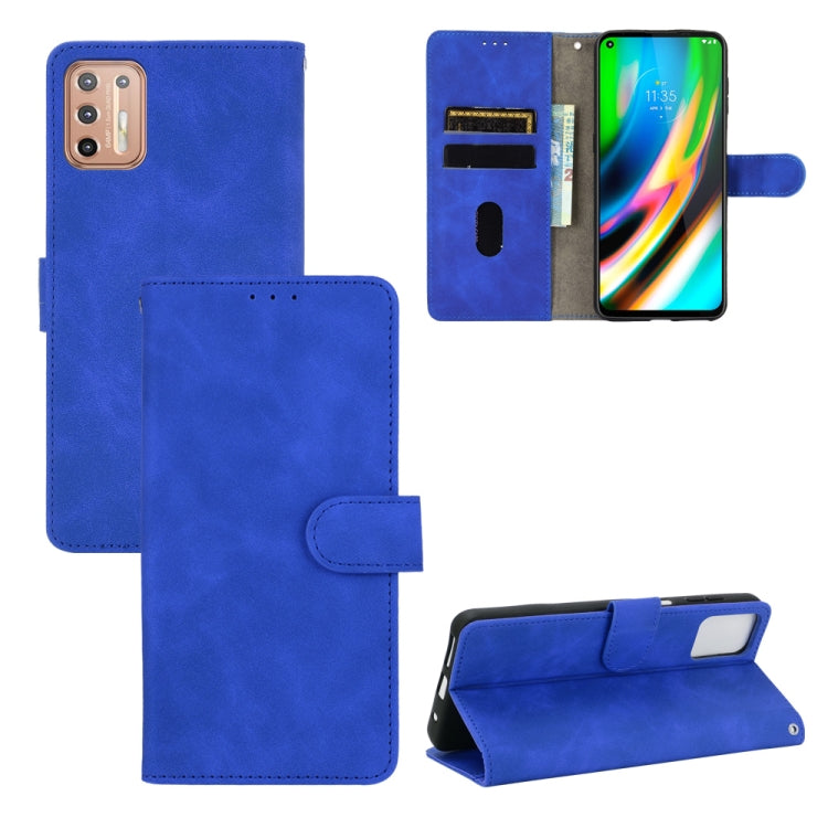 Solid Color Skin Feel Magnetic Buckle Horizontal Flip Calf Texture PU Leather Case with Holder & Card Slots & Wallet, For LG K22, For OPPO  F17 Pro / A93 / Reno4 Lite, For Fujitsu F-42A / F-01L, For Motorola Moto G9 Plus
