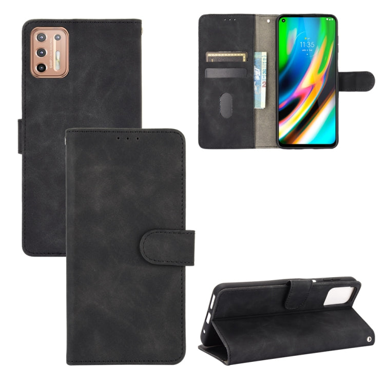 Solid Color Skin Feel Magnetic Buckle Horizontal Flip Calf Texture PU Leather Case with Holder & Card Slots & Wallet, For LG K22, For OPPO  F17 Pro / A93 / Reno4 Lite, For Fujitsu F-42A / F-01L, For Motorola Moto G9 Plus
