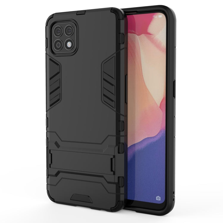 PC + TPU Shockproof Protective Case with Holder, For Huawei Y9a, For OnePlus 8T, For Vivo iQOO 5 5G, For OPPO F17 Pro, For Vivo Y20, For OPPO Realme X7, For OPPO Realme X7 Pro, For OPPO Realme 7, For OPPO Realme 7 Pro, For OPPO Reno4 SE����������������...