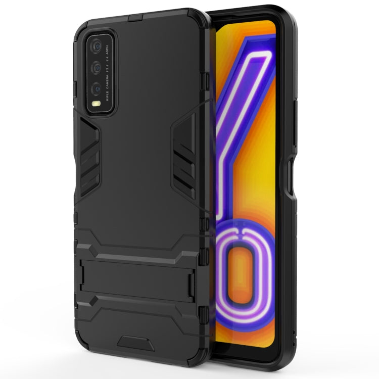 PC + TPU Shockproof Protective Case with Holder, For Huawei Y9a, For OnePlus 8T, For Vivo iQOO 5 5G, For OPPO F17 Pro, For Vivo Y20, For OPPO Realme X7, For OPPO Realme X7 Pro, For OPPO Realme 7, For OPPO Realme 7 Pro, For OPPO Reno4 SE����������������...