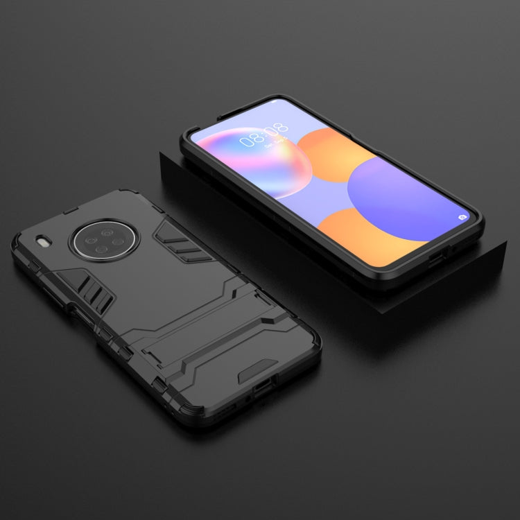 PC + TPU Shockproof Protective Case with Holder, For Huawei Y9a, For OnePlus 8T, For Vivo iQOO 5 5G, For OPPO F17 Pro, For Vivo Y20, For OPPO Realme X7, For OPPO Realme X7 Pro, For OPPO Realme 7, For OPPO Realme 7 Pro, For OPPO Reno4 SE����������������...