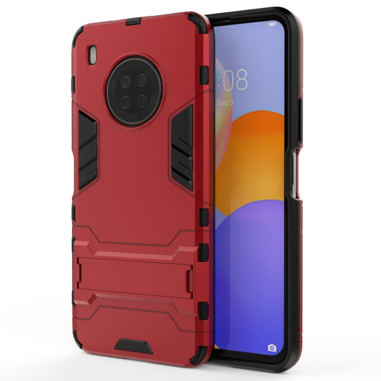 PC + TPU Shockproof Protective Case with Holder, For Huawei Y9a, For OnePlus 8T, For Vivo iQOO 5 5G, For OPPO F17 Pro, For Vivo Y20, For OPPO Realme X7, For OPPO Realme X7 Pro, For OPPO Realme 7, For OPPO Realme 7 Pro, For OPPO Reno4 SE����������������...