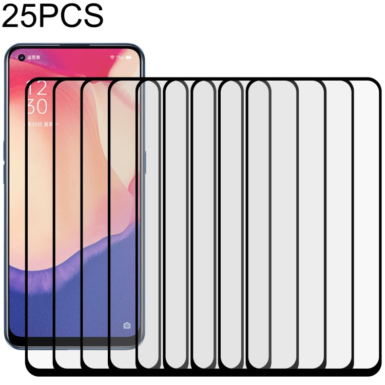 25 PCS Full Glue Full Screen Tempered Glass Film, For OPPO A11k (25 PCS), For OPPO A12 (25 PCS), For OPPO A12e (25 PCS), For OPPO A32 (25 PCS), For OPPO A53 (25 PCS), For OPPO A72 5G (25 PCS), For OPPO A93 (25 PCS), For OPPO F17 (25 PCS)���������������...
