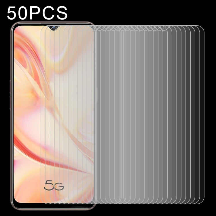50 PCS 0.26mm 9H 2.5D Tempered Glass Film, For OPPO A32 (50 PCS), For OPPO A53 2020 (50 PCS), For OPPO Reno4 SE (50 PCS), For OPPO Reno4 (50 PCS), For OPPO Find X2 Lite (50 PCS), For OPPO F17 Pro (50 PCS), For OPPO Realme X7 (50 PCS)�������������������...