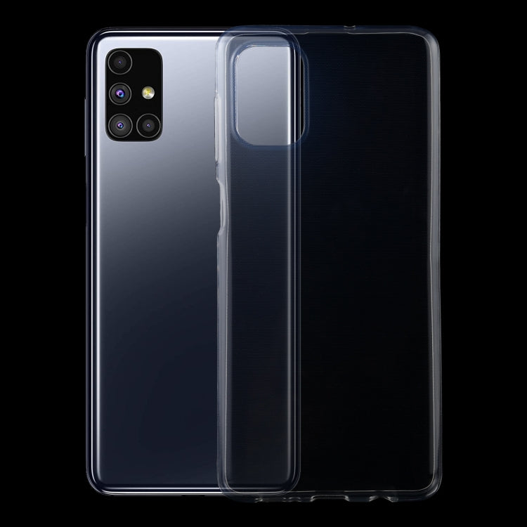 0.75mm Ultra-thin Transparent TPU Soft Protective Case, For Samsung Galaxy M51, For Xiaomi Poco X3