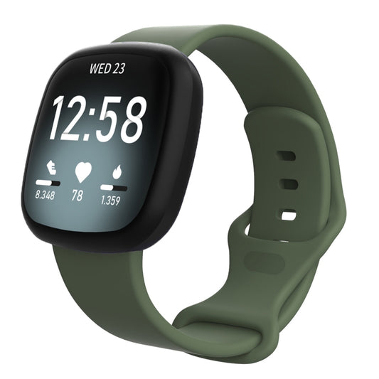 For Fitbit Versa 3 / Sense Silicone Replacement Strap Watchband