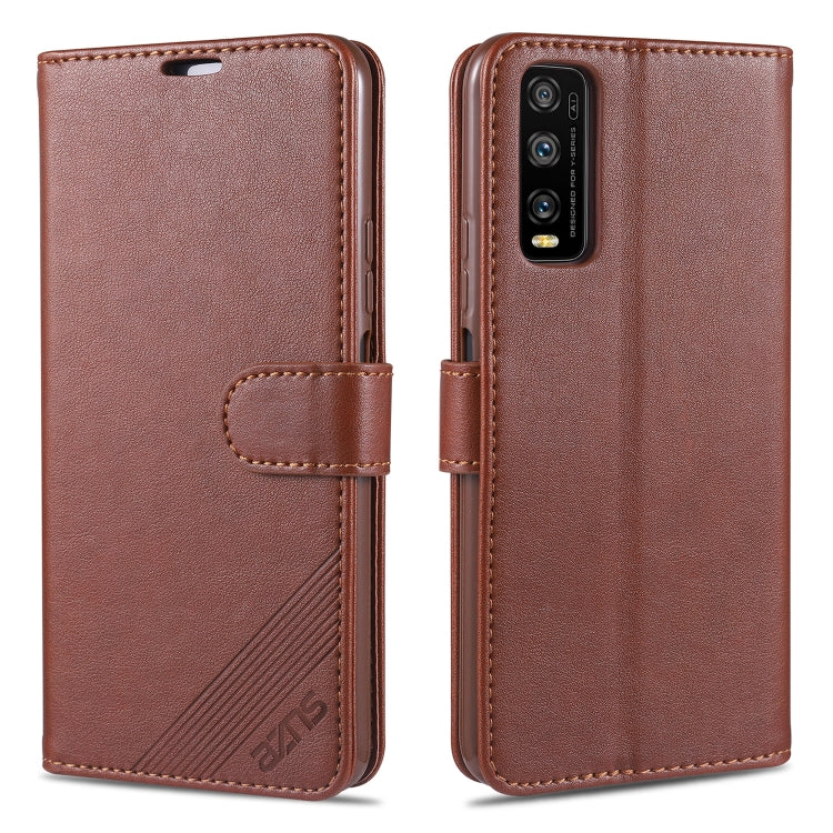 AZNS Sheepskin Texture Horizontal Flip Leather Case with Holder & Card Slots & Wallet, For OPPO A32 / A53 (2020), For Vivo Y20 / Y20i