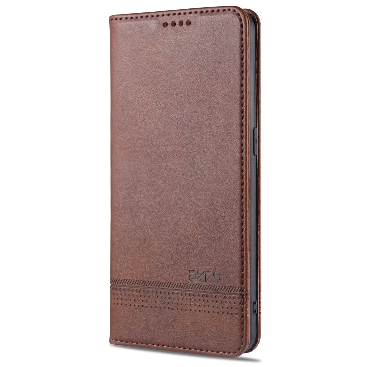 AZNS Magnetic Calf Texture Horizontal Flip Leather Case with Card Slots & Holder & Wallet, For OPPO A91, For Huawei P40, For Huawei P40 Pro, For Samsung Galaxy S10, For Samsung Galaxy S10+, For Samsung Galaxy S20 FE, For Huawei Honor X10 Max