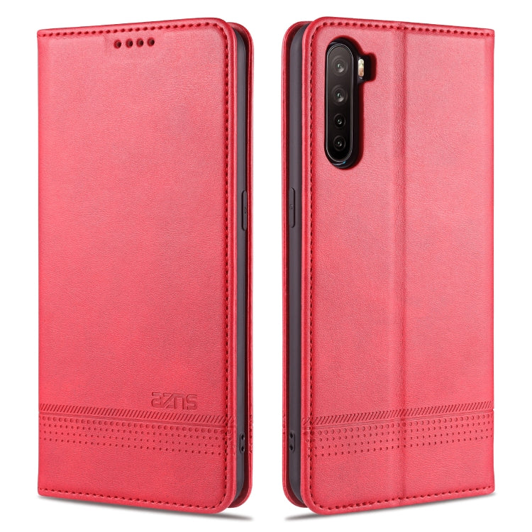 AZNS Magnetic Calf Texture Horizontal Flip Leather Case with Card Slots & Holder & Wallet, For OPPO A91, For Huawei P40, For Huawei P40 Pro, For Samsung Galaxy S10, For Samsung Galaxy S10+, For Samsung Galaxy S20 FE, For Huawei Honor X10 Max