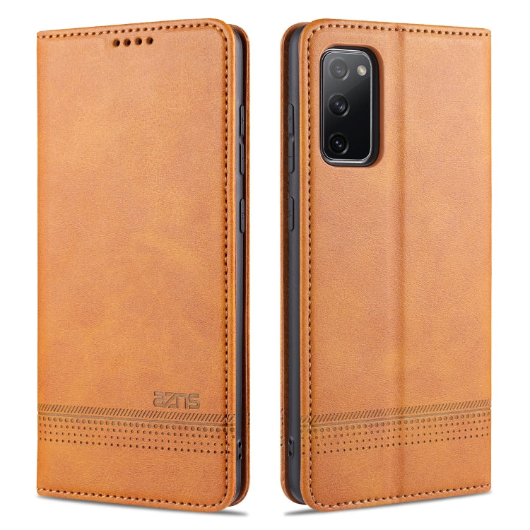 AZNS Magnetic Calf Texture Horizontal Flip Leather Case with Card Slots & Holder & Wallet, For OPPO A91, For Huawei P40, For Huawei P40 Pro, For Samsung Galaxy S10, For Samsung Galaxy S10+, For Samsung Galaxy S20 FE, For Huawei Honor X10 Max