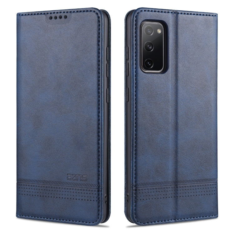 AZNS Magnetic Calf Texture Horizontal Flip Leather Case with Card Slots & Holder & Wallet, For OPPO A91, For Huawei P40, For Huawei P40 Pro, For Samsung Galaxy S10, For Samsung Galaxy S10+, For Samsung Galaxy S20 FE, For Huawei Honor X10 Max