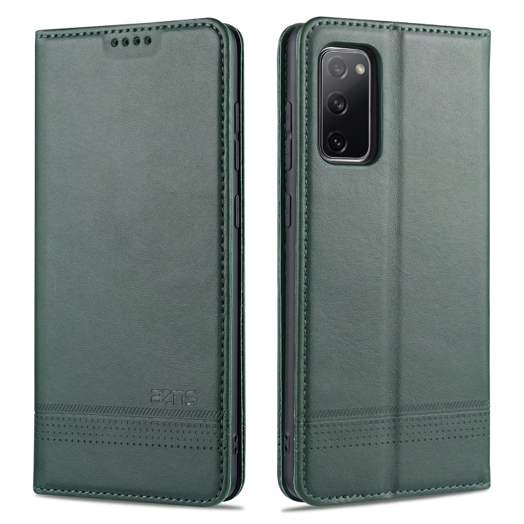 AZNS Magnetic Calf Texture Horizontal Flip Leather Case with Card Slots & Holder & Wallet, For OPPO A91, For Huawei P40, For Huawei P40 Pro, For Samsung Galaxy S10, For Samsung Galaxy S10+, For Samsung Galaxy S20 FE, For Huawei Honor X10 Max