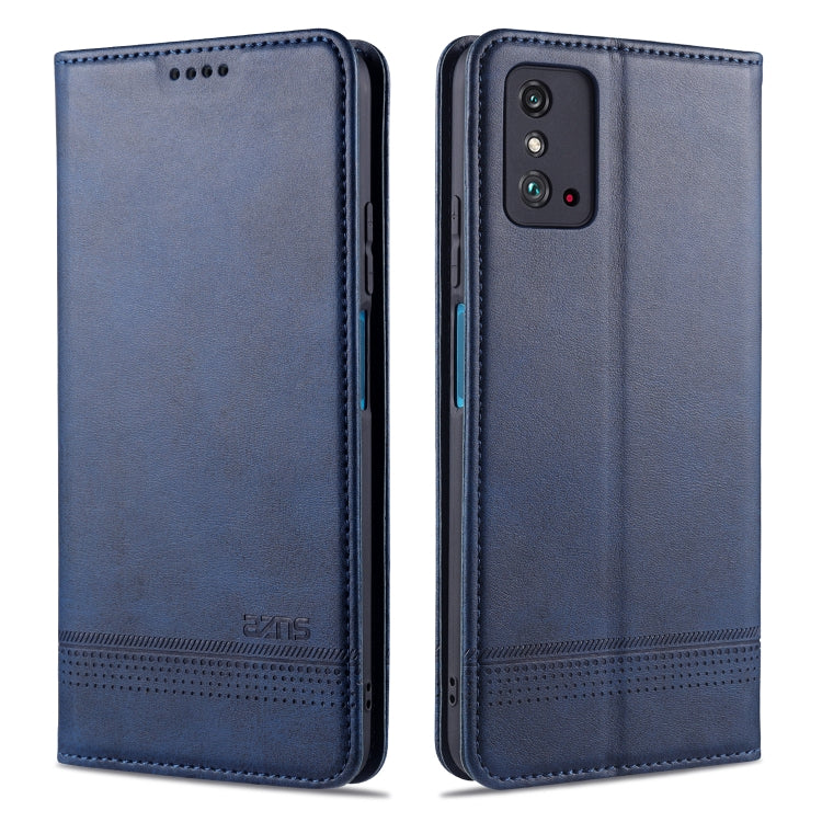 AZNS Magnetic Calf Texture Horizontal Flip Leather Case with Card Slots & Holder & Wallet, For OPPO A91, For Huawei P40, For Huawei P40 Pro, For Samsung Galaxy S10, For Samsung Galaxy S10+, For Samsung Galaxy S20 FE, For Huawei Honor X10 Max