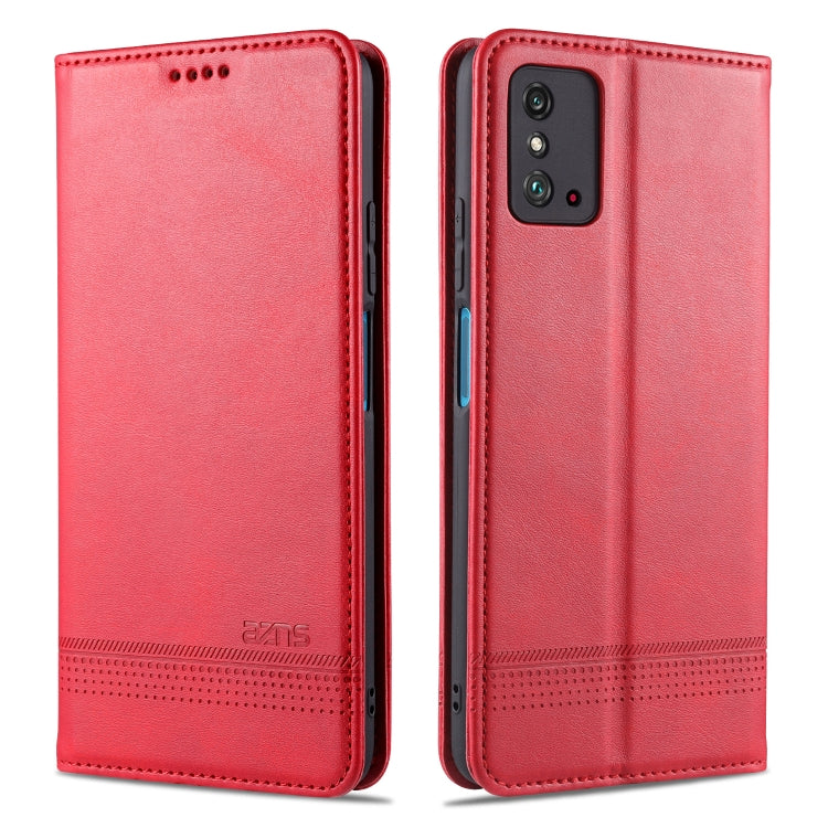 AZNS Magnetic Calf Texture Horizontal Flip Leather Case with Card Slots & Holder & Wallet, For OPPO A91, For Huawei P40, For Huawei P40 Pro, For Samsung Galaxy S10, For Samsung Galaxy S10+, For Samsung Galaxy S20 FE, For Huawei Honor X10 Max