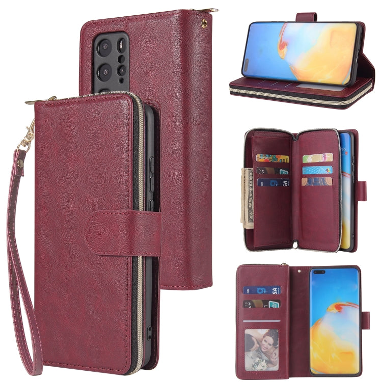 Zipper Wallet Bag Horizontal Flip PU Leather Case with Holder & 9 Card Slots & Wallet & Lanyard & Photo Frame, For Huawei P30, For Huawei P30 Lite, For Huawei P30 Pro, For Huawei P40, For Huawei P40 Lite, For Huawei P40 Pro, For Huawei P40 Pro+��������...