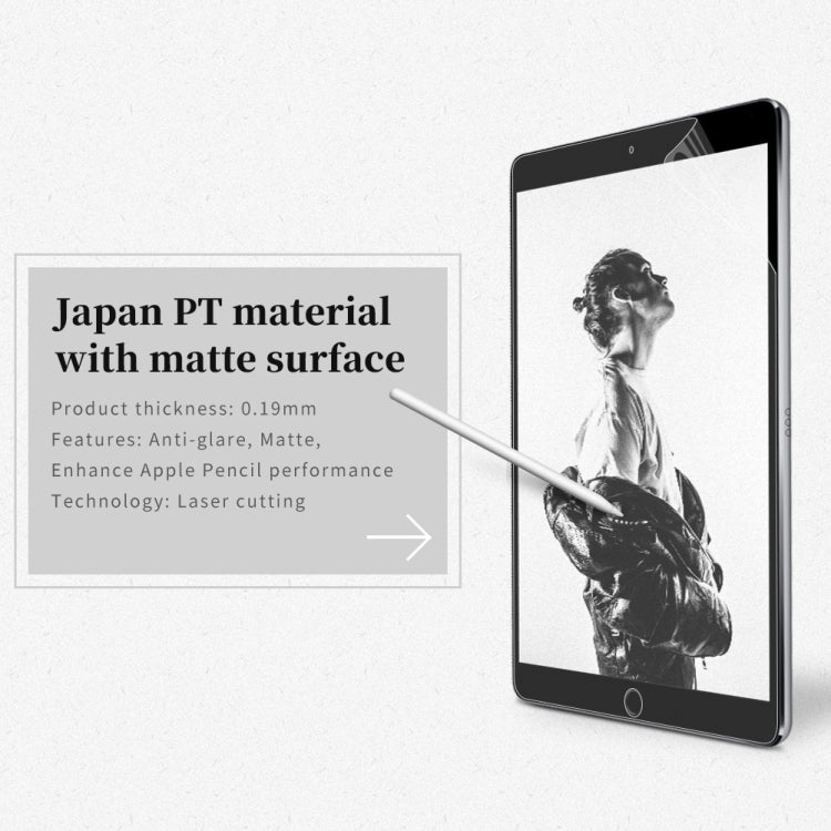 0.19mm AG Paper-like Screen Protector, For iPad 9.7 2018 & 2017, For iPad Air (2019)  & Pro 10.5 inch