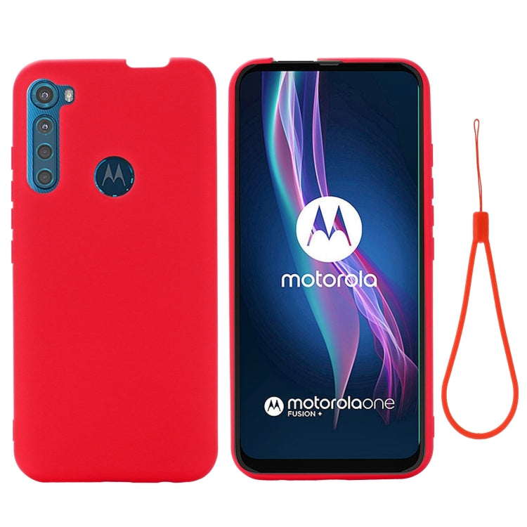 Pure Color Liquid Silicone Shockproof Full Coverage Case, For Samsung Galaxy M31s, For Motorola Moto G8 Power Lite, For Motorola One Fusion+