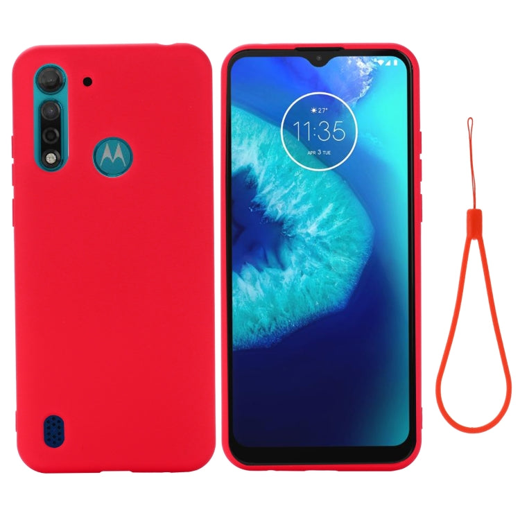 Pure Color Liquid Silicone Shockproof Full Coverage Case, For Samsung Galaxy M31s, For Motorola Moto G8 Power Lite, For Motorola One Fusion+