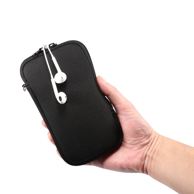 Universal Elasticity Zipper Protective Case Storage Bag with Lanyard For Huawei Mate 20 X / 7.2 inch Smart Phones, For Huawei Mate 20 X