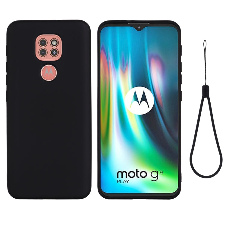 Pure Color Liquid Silicone Shockproof Full Coverage Case, For Motorola Moto G9 Play, For Samsung Galaxy S20 FE / S20 Lite