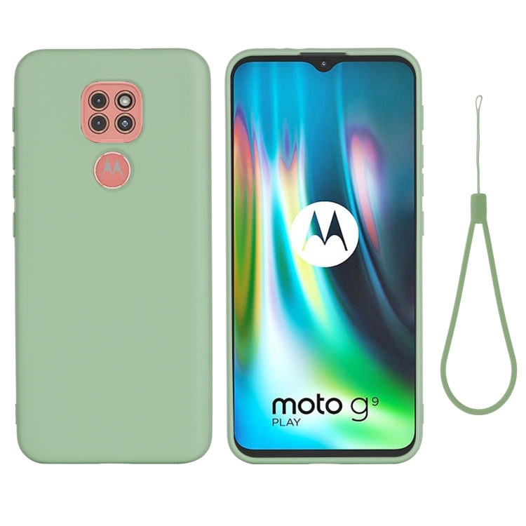 Pure Color Liquid Silicone Shockproof Full Coverage Case, For Motorola Moto G9 Play, For Samsung Galaxy S20 FE / S20 Lite