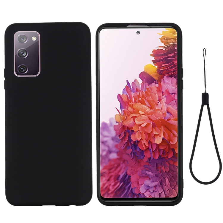 Pure Color Liquid Silicone Shockproof Full Coverage Case, For Motorola Moto G9 Play, For Samsung Galaxy S20 FE / S20 Lite