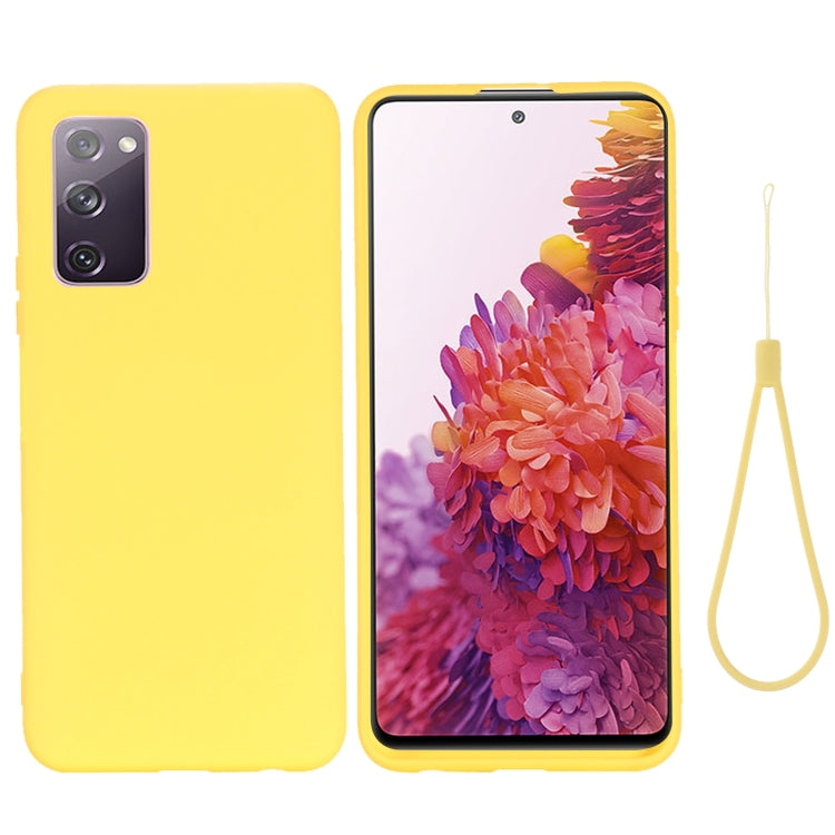 Pure Color Liquid Silicone Shockproof Full Coverage Case, For Motorola Moto G9 Play, For Samsung Galaxy S20 FE / S20 Lite