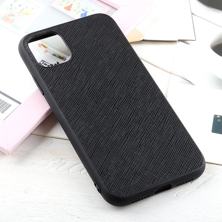 Hella Cross Texture Genuine Leather Protective Case, For iPhone 11, For iPhone 11 Pro, For iPhone 11 Pro Max, For iPhone 12 mini, For iPhone 12 / 12 Pro, For iPhone 12 Pro Max, For Huawei Mate 4 Lite / Maimang 9, For OnePlus Nord