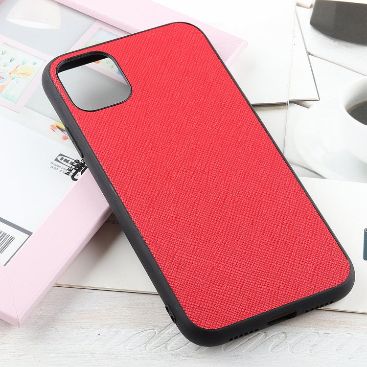 Hella Cross Texture Genuine Leather Protective Case, For iPhone 11, For iPhone 11 Pro, For iPhone 11 Pro Max, For iPhone 12 mini, For iPhone 12 / 12 Pro, For iPhone 12 Pro Max, For Huawei Mate 4 Lite / Maimang 9, For OnePlus Nord