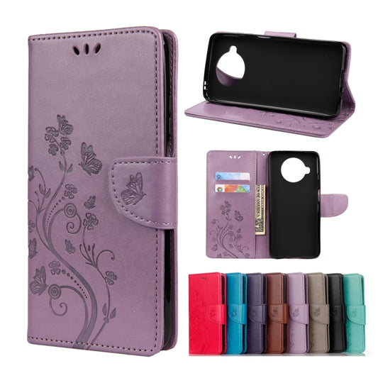 Butterflies Love Flowers Embossing Horizontal Flip Leather Case with Holder & Card Slots & Wallet