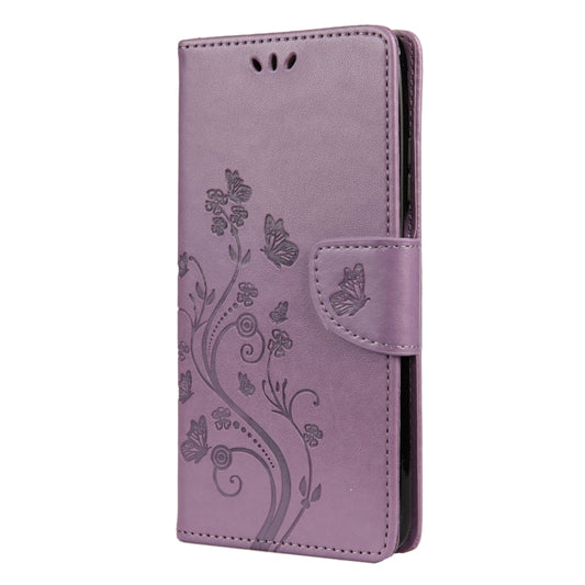 Butterflies Love Flowers Embossing Horizontal Flip Leather Case with Holder & Card Slots & Wallet