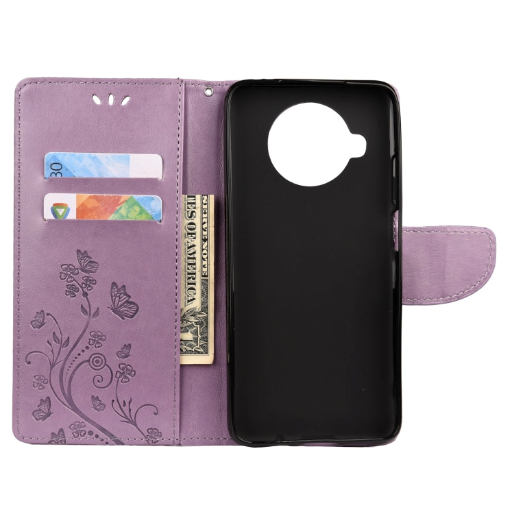 Butterflies Love Flowers Embossing Horizontal Flip Leather Case with Holder & Card Slots & Wallet