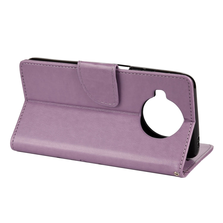 Butterflies Love Flowers Embossing Horizontal Flip Leather Case with Holder & Card Slots & Wallet