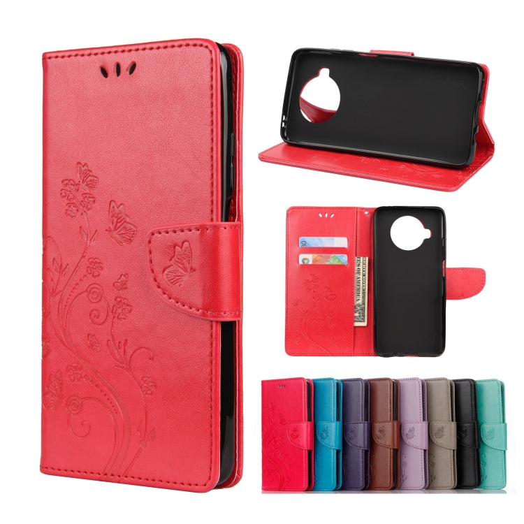 Butterflies Love Flowers Embossing Horizontal Flip Leather Case with Holder & Card Slots & Wallet
