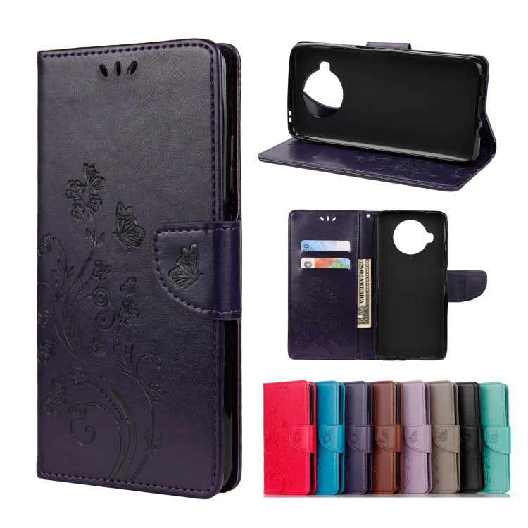 Butterflies Love Flowers Embossing Horizontal Flip Leather Case with Holder & Card Slots & Wallet