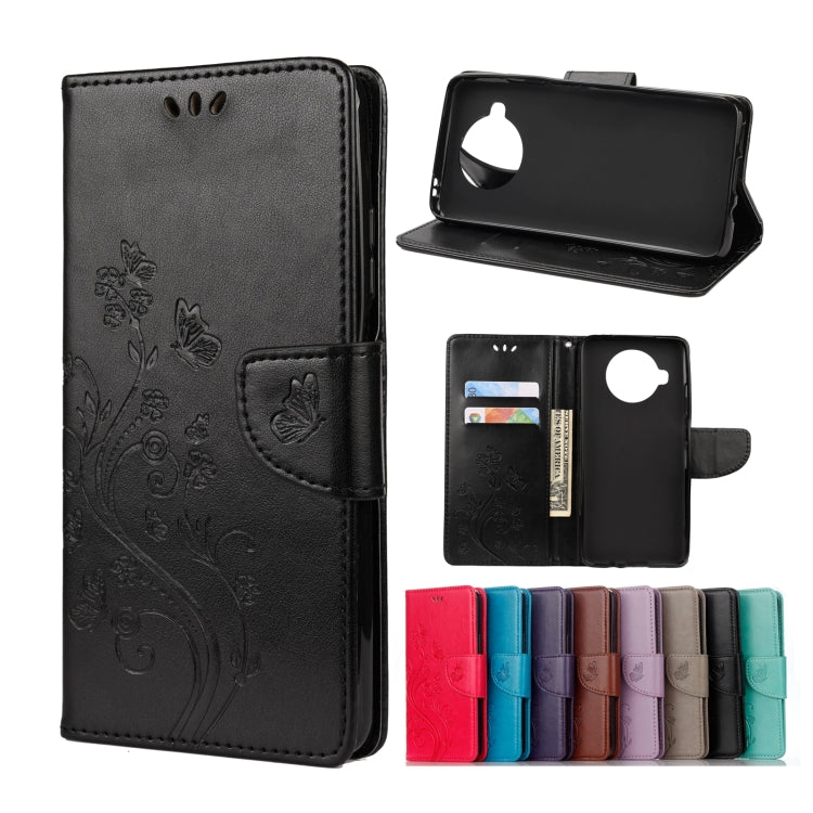 Butterflies Love Flowers Embossing Horizontal Flip Leather Case with Holder & Card Slots & Wallet
