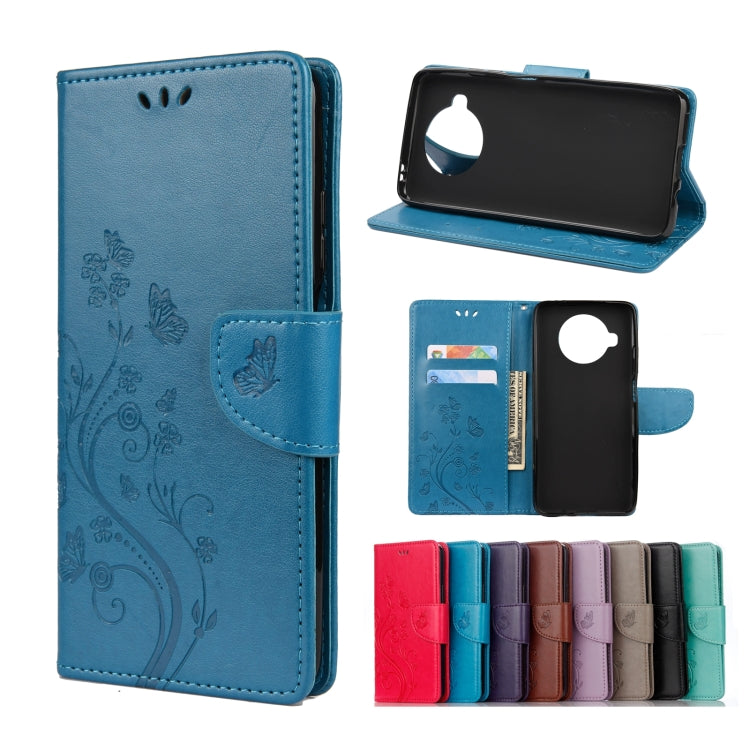 Butterflies Love Flowers Embossing Horizontal Flip Leather Case with Holder & Card Slots & Wallet