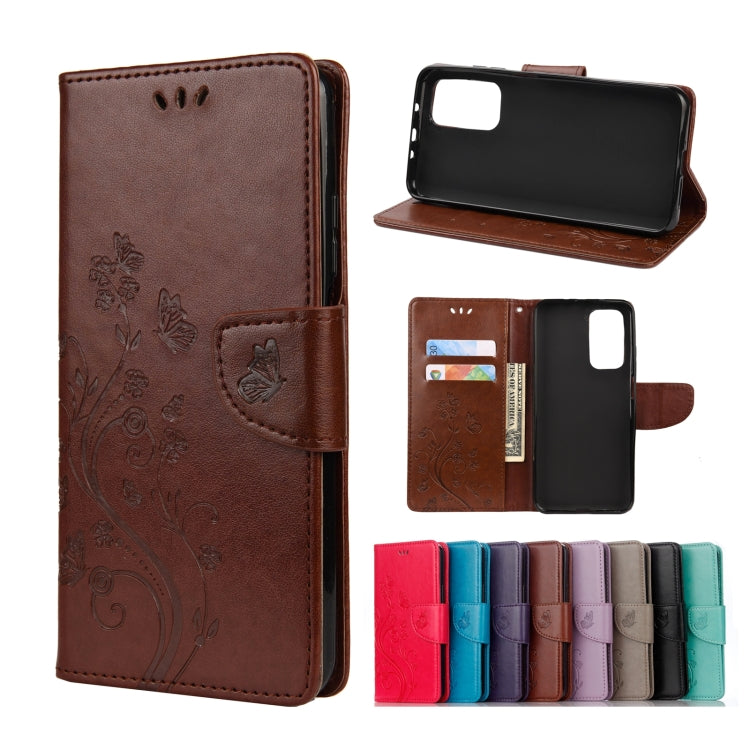 Butterflies Love Flowers Embossing Horizontal Flip Leather Case with Holder & Card Slots & Wallet