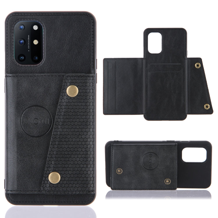Double Buckle PU + TPU Shockproof Magnetic Protective Case with Card Slots & Holder, For OnePlus 8T, For OPPO Realme 7 5G, For OPPO Realme 7i, For OPPO Realme 7 Pro, For Xiaomi Poco X3