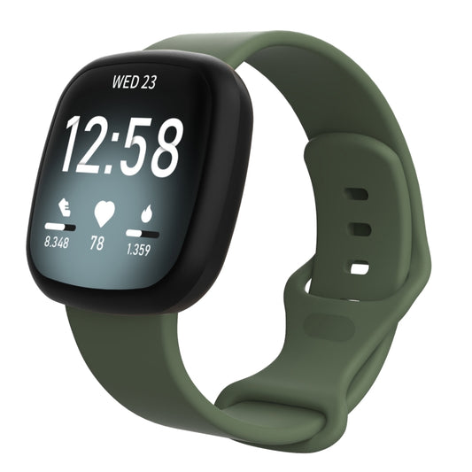 For Fitbit Versa 3 / Sense Silicone Replacement Strap Watchband, Size: S