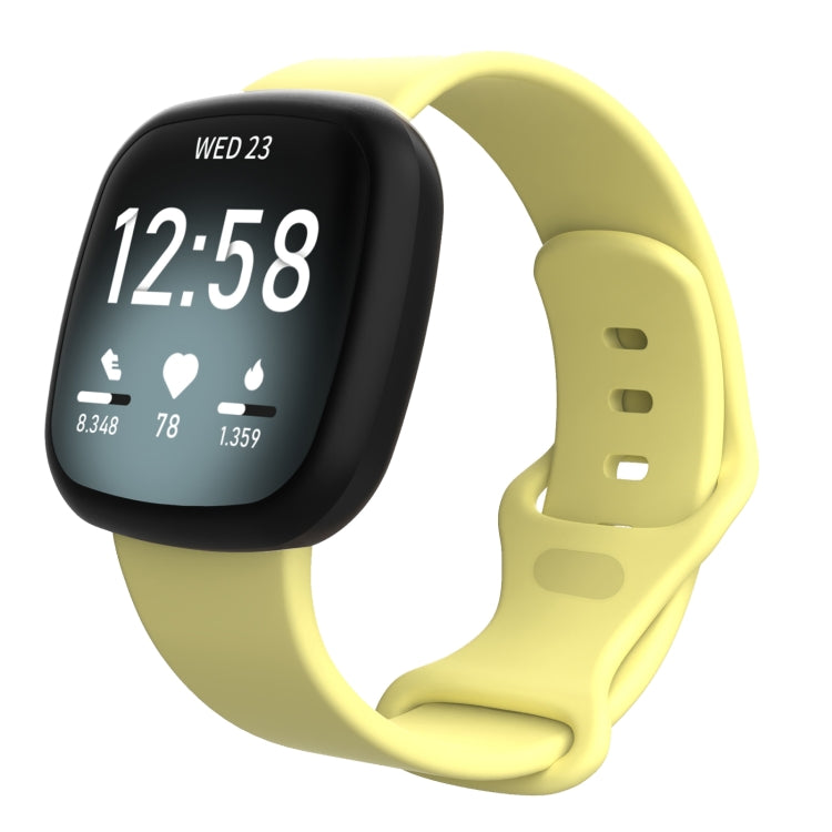 For Fitbit Versa 3 / Sense Silicone Replacement Strap Watchband, Size: S