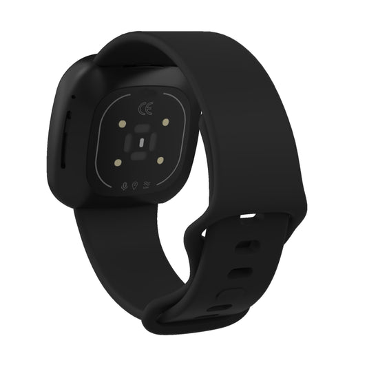 For Fitbit Versa 3 / Sense Silicone Replacement Strap Watchband, Size: S