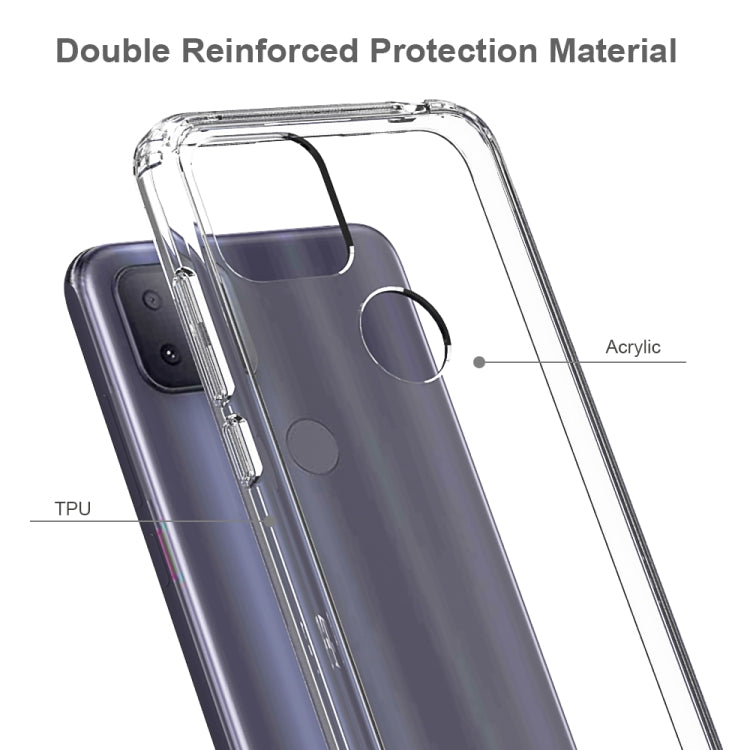 Scratchproof TPU + Acrylic Protective Case, For T-mobile Revvl 4+, For T-mobile Revvl 4, For Huawei Mate 40