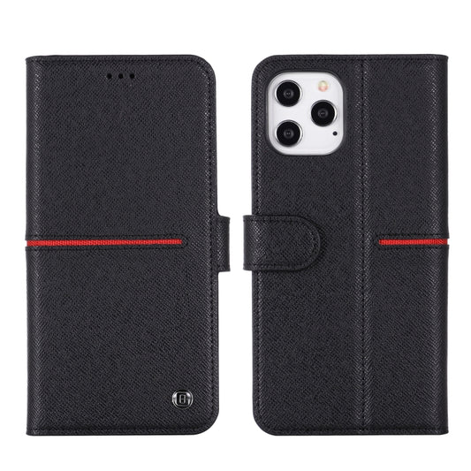 GEBEI Top-grain Leather Horizontal Flip Protective Case with Holder & Card Slots & Wallet & Photo Frame