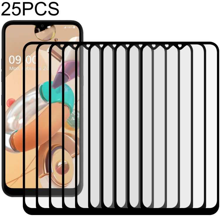 25 PCS Full Glue Full Screen Tempered Glass Film, For LG Aristo 5 (25 PCS), For vivo iQOO U1x (25 PCS), For LG Fortune 3 (25 PCS), For LG G9 (25 PCS), For LG Harmony 4 (25 PCS), For LG K30 (2019) (25 PCS), For LG K31 (25 PCS), For LG K40S (25 PCS)�����...