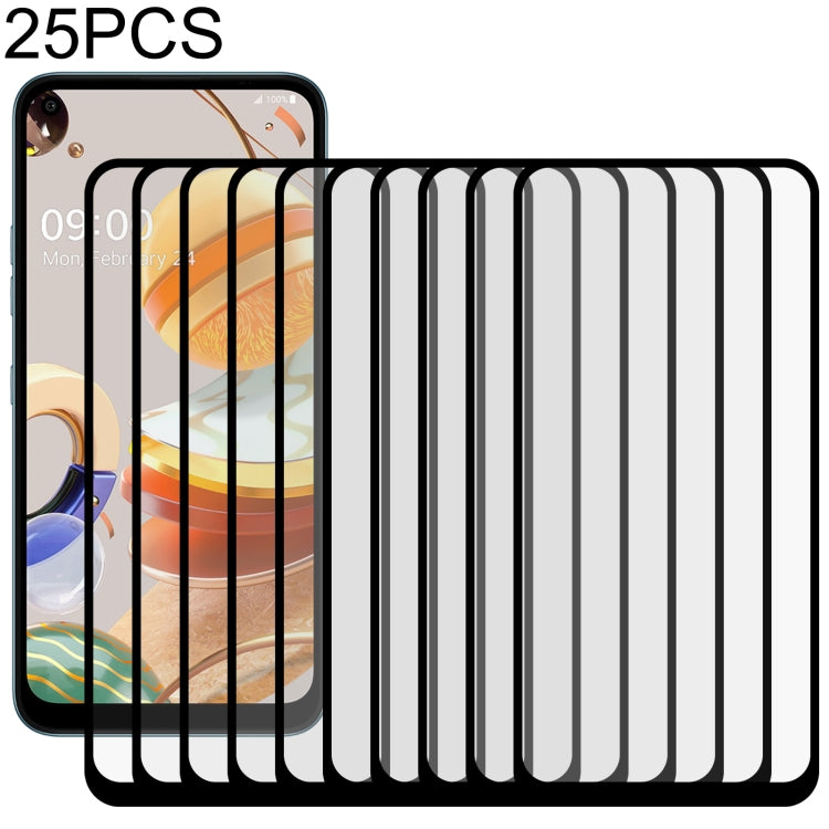 25 PCS Full Glue Full Screen Tempered Glass Film, For LG Aristo 5 (25 PCS), For vivo iQOO U1x (25 PCS), For LG Fortune 3 (25 PCS), For LG G9 (25 PCS), For LG Harmony 4 (25 PCS), For LG K30 (2019) (25 PCS), For LG K31 (25 PCS), For LG K40S (25 PCS)�����...