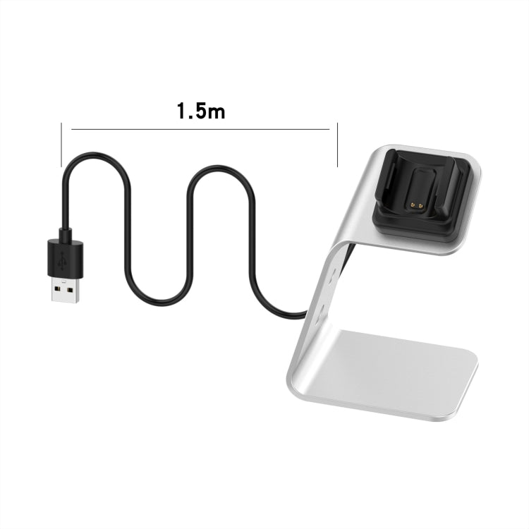 For Fitbit Charge 4 / 3 / 3 SE Universal Aluminum Alloy Charger Holder with Chip Protection, Support Fast Charging