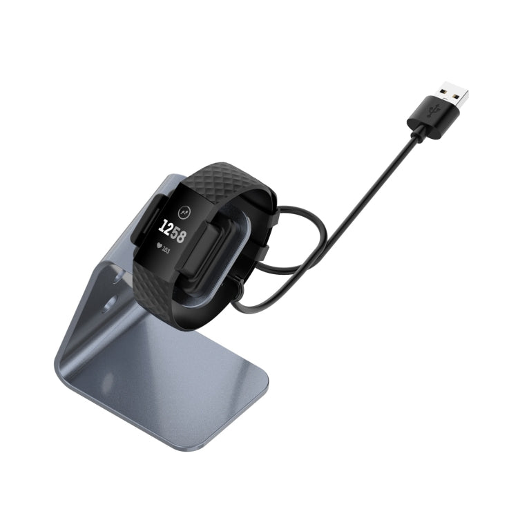 For Fitbit Charge 4 / 3 / 3 SE Universal Aluminum Alloy Charger Holder with Chip Protection, Support Fast Charging