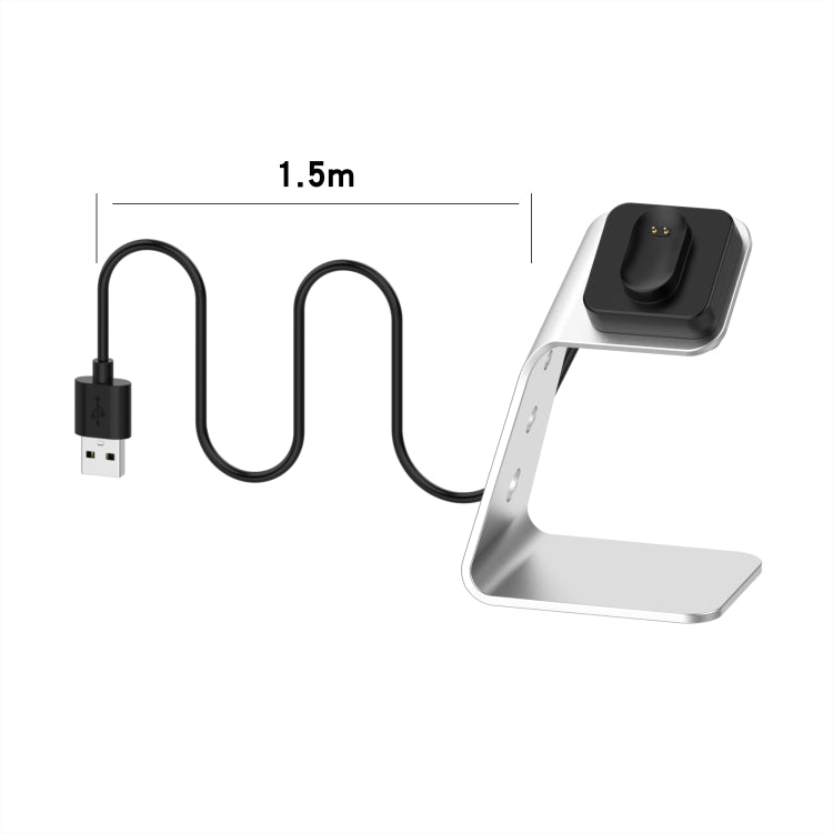 For Fitbit Inspire / Inspire HR / Ace 2 Universal Aluminum Alloy Charger Holder with Chip Protection, Support Fast Charging